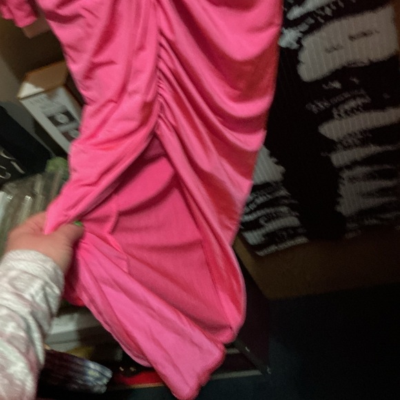 WinWin Vibrant Pink Long Sleeve Dress - Picture 3 of 7